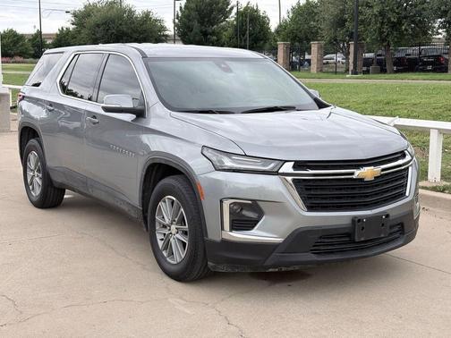 Sterling Gray Metallic 2023 Chevrolet Traverse LS