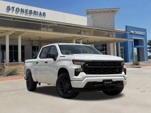 Summit White 2026 Chevrolet Silverado 1500 Custom