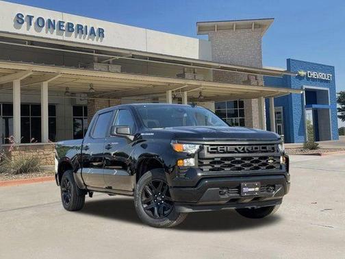 Black 2026 Chevrolet Silverado 1500 Custom