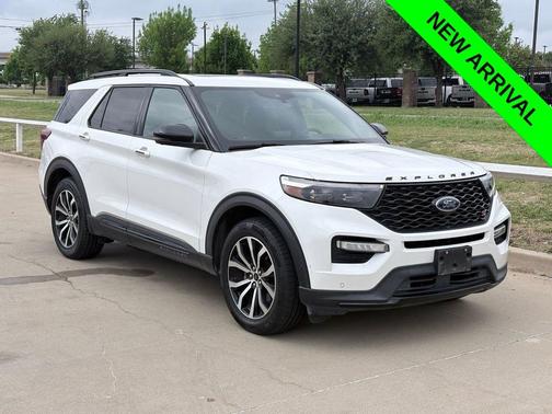 Star White Metallic Tri-Coat 2020 Ford Explorer ST