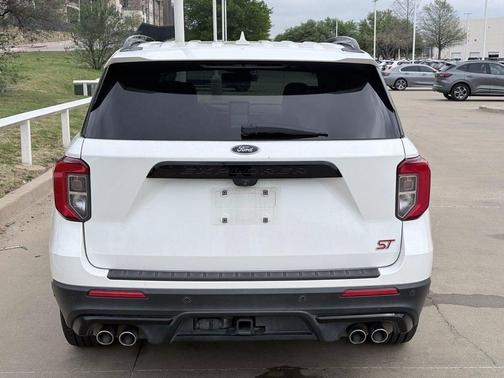 Star White Metallic Tri-Coat 2020 Ford Explorer ST