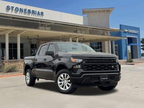 Black 2026 Chevrolet Silverado 1500 Custom