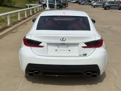White 2017 Lexus RC F Base