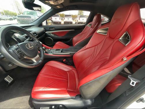 White 2017 Lexus RC F Base