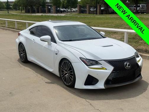 White 2017 Lexus RC F Base