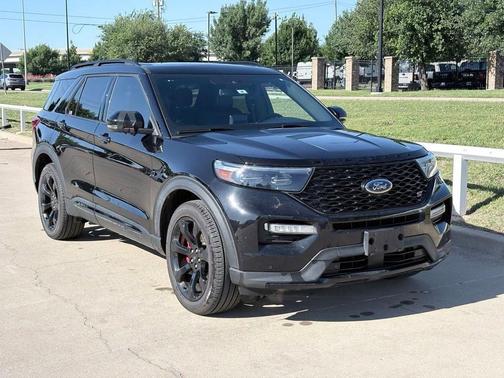 Agate Black Metallic 2023 Ford Explorer ST
