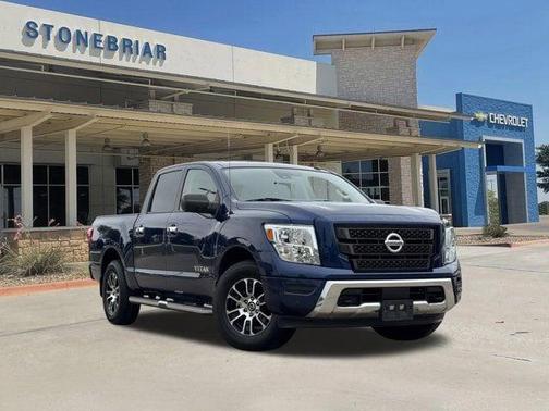 Deep Blue Pearl Metallic 2021 Nissan Titan SV