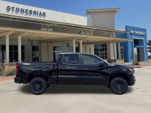 Black 2026 Chevrolet Silverado 1500 Custom Trail Boss