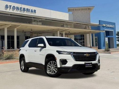 Summit White 2023 Chevrolet Traverse LT Leather