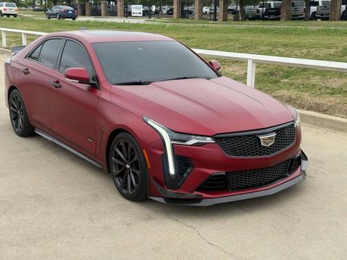 Infrared Tintcoat 2022 Cadillac CT4-V V-Series Blackwing