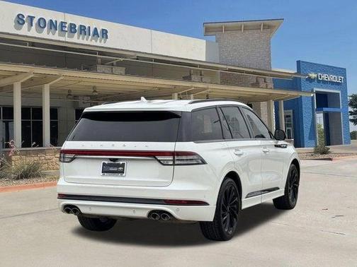Pristine White Metallic Tri-Coat 2023 Lincoln Aviator Reserve