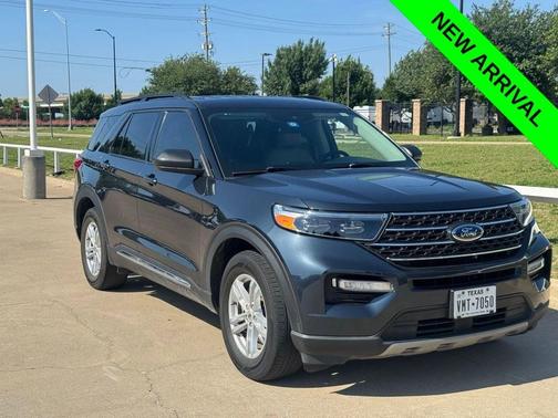 Stone Blue Metallic 2024 Ford Explorer XLT