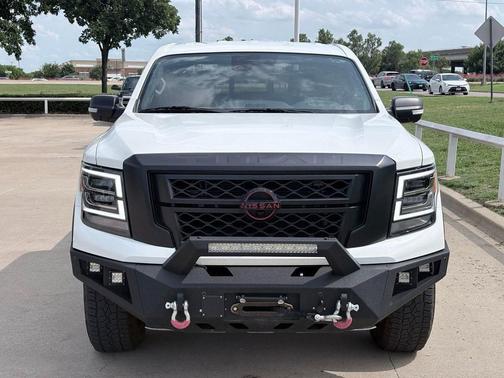 Glacier White 2024 Nissan Titan PRO-4X