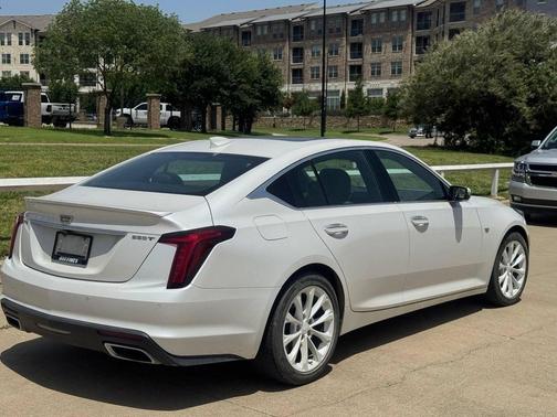 Crystal White Tricoat 2023 Cadillac CT5 Premium Luxury