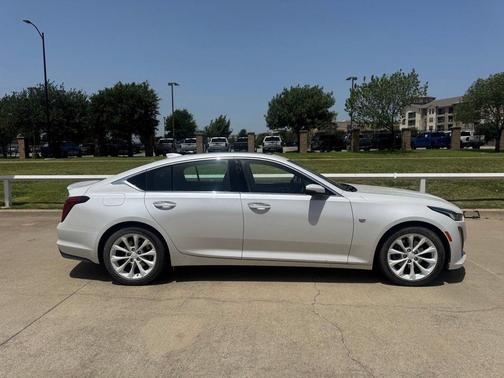 Crystal White Tricoat 2023 Cadillac CT5 Premium Luxury