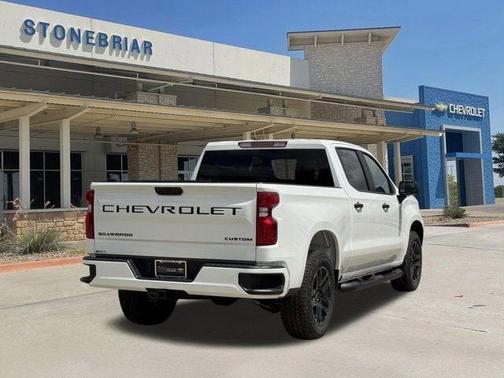Summit White 2026 Chevrolet Silverado 1500 Custom