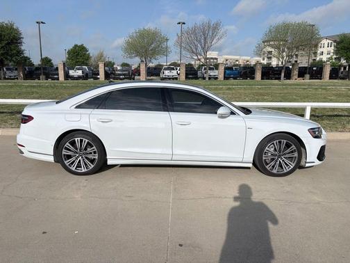 Glacier White Metallic 2023 Audi A8 L 55 TFSI quattro Tiptronic
