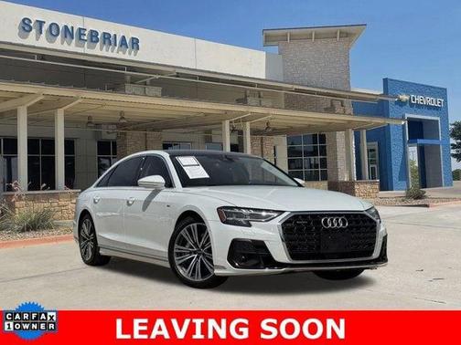 Glacier White Metallic 2023 Audi A8 L 55 TFSI quattro Tiptronic