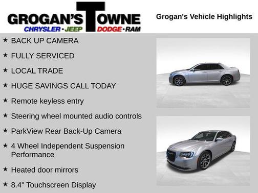 Billet Silver Metallic Clearcoat 2018 Chrysler 300 S