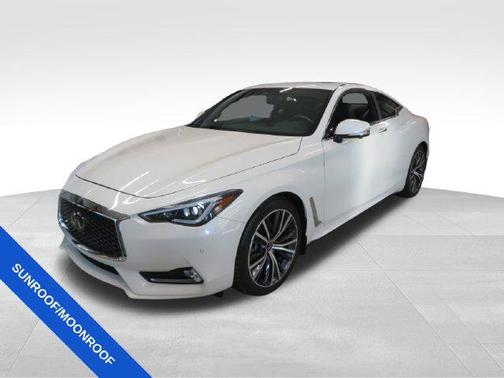 Majestic White 2021 INFINITI Q60 3.0T LUXE