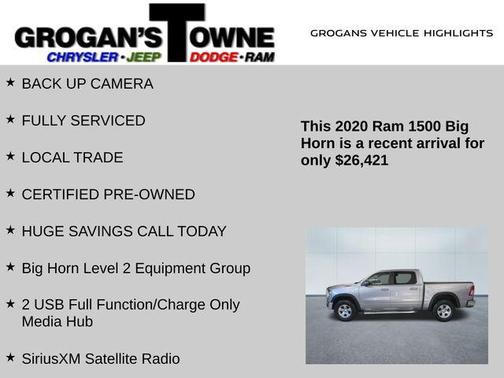 2020 RAM 1500 Big Horn/Lone Star