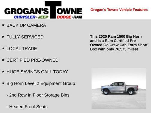 2020 RAM 1500 Big Horn/Lone Star