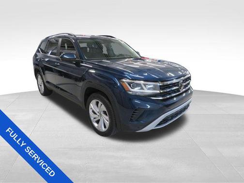 Blue Metallic 2023 Volkswagen Atlas 3.6L SE w/Technology