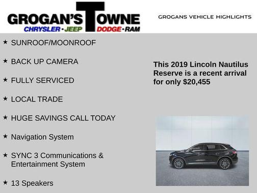 2019 Lincoln Nautilus Reserve