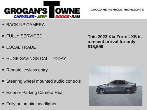 Gravity Gray 2023 Kia Forte LXS