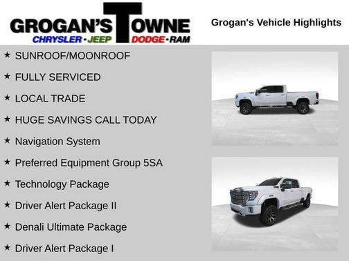 White Frost Tricoat 2020 GMC Sierra 2500 Denali