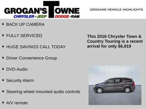 2016 Chrysler Town & Country Touring