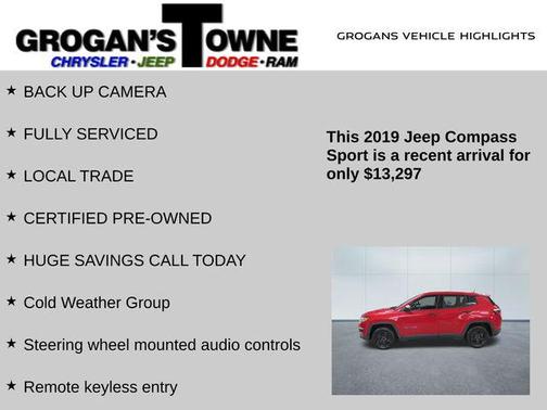 Redline Pearlcoat 2019 Jeep Compass Sport