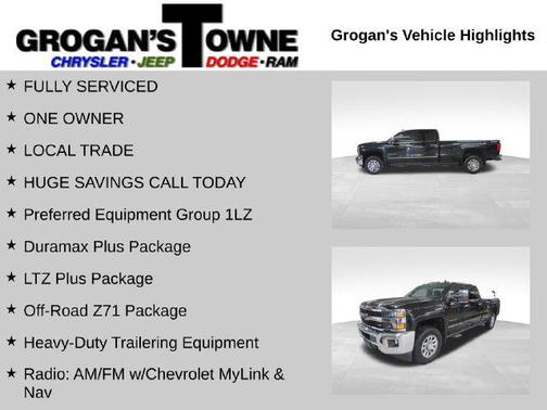 Black 2015 Chevrolet Silverado 2500 LTZ
