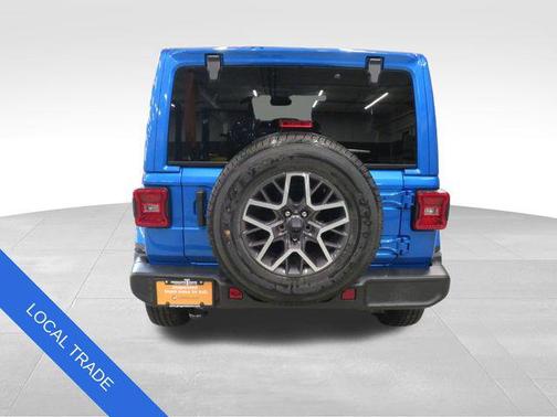 Hydro Blue Pearl Coat 2024 Jeep Wrangler Sahara