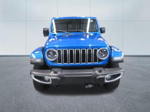 Hydro Blue Pearl Coat 2024 Jeep Wrangler Sahara
