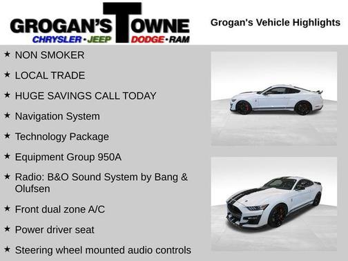 Oxford White 2021 Ford Shelby GT500 Base