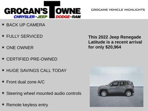 2022 Jeep Renegade Latitude