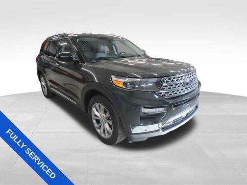 Forged Green Metallic 2022 Ford Explorer Limited