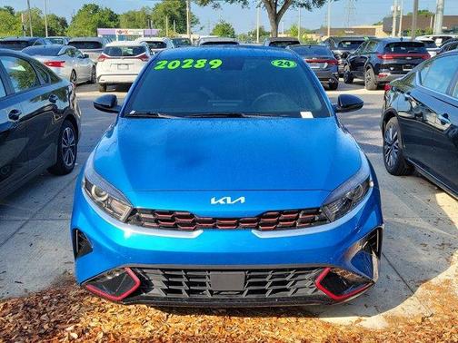 Blue 2024 Kia Forte GT-Line