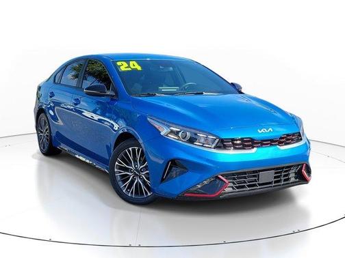 Blue 2024 Kia Forte GT-Line