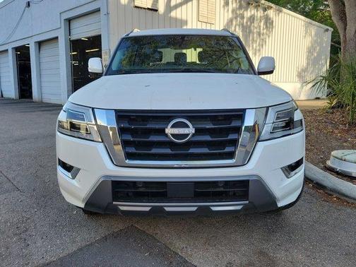 Aspen White 2021 Nissan Armada SV