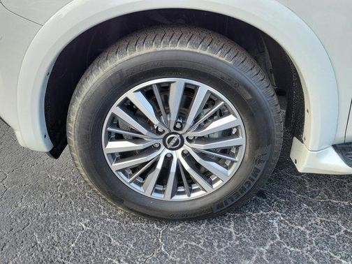 Aspen White 2021 Nissan Armada SV