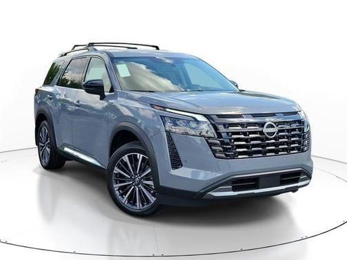 Boulder Gray Metallic 2026 Nissan Pathfinder Platinum