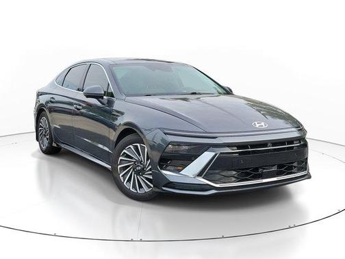 Portofino Gray 2024 Hyundai SONATA Hybrid Limited