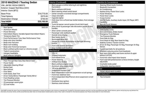 2010 Mazda Mazda3 i Touring