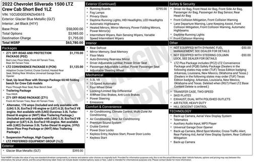 2022 Chevrolet Silverado 1500 LTZ