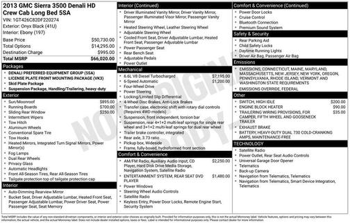 2013 GMC Sierra 3500 Denali