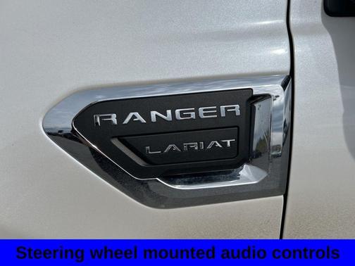 White Platinum 2019 Ford Ranger Lariat