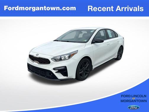 Clear White 2021 Kia Forte GT-Line