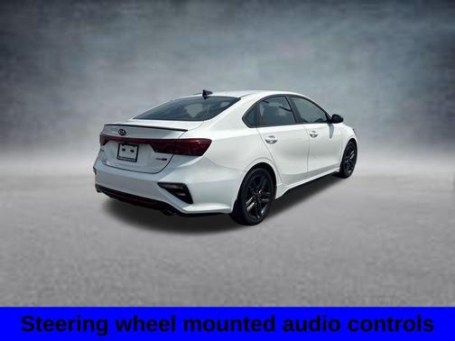 Clear White 2021 Kia Forte GT-Line